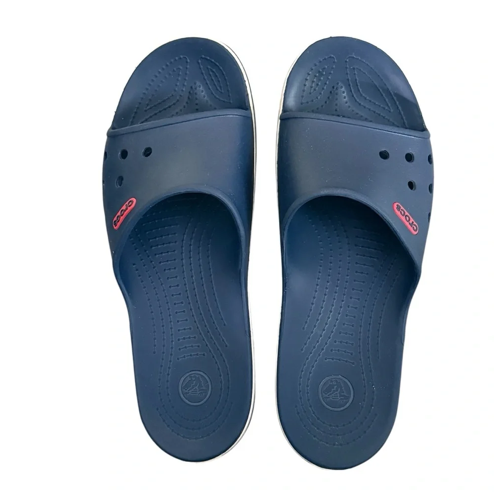 Crocs Crocband‎ ll Slide Sandal Men’s Blue Size 12